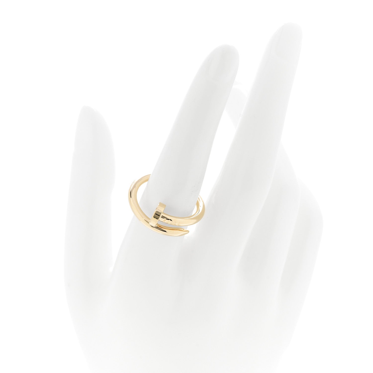 Cartier 18K Yellow Gold Juste Un Clou Ring 57 8 2 of 5