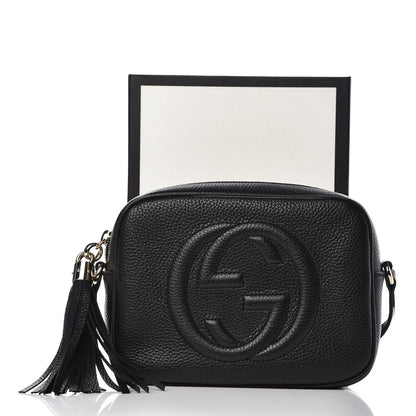 Gucci Pebbled Calfskin Small Soho Disco Bag Black 8 of 8