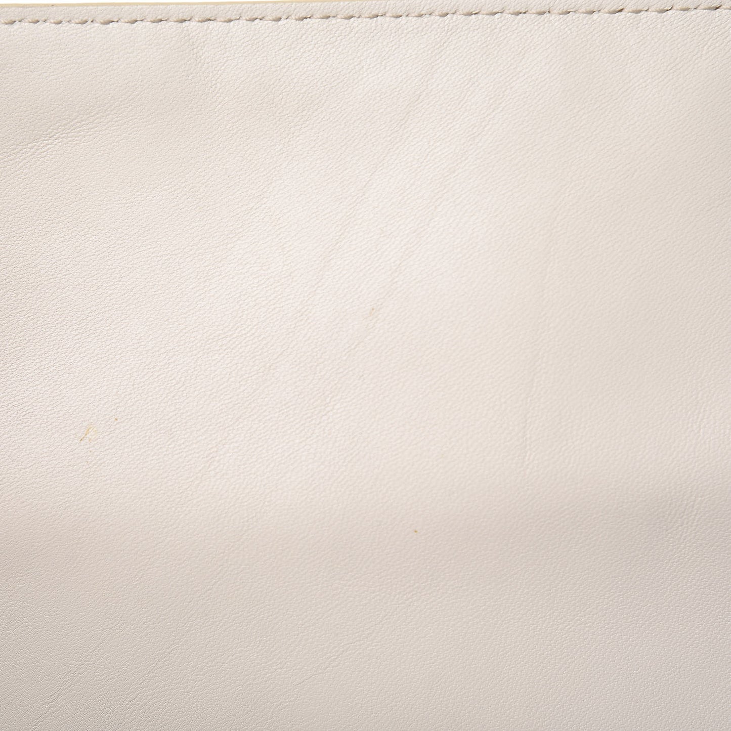 Lambskin Vertical Bi-Cabas White Sun Yellow