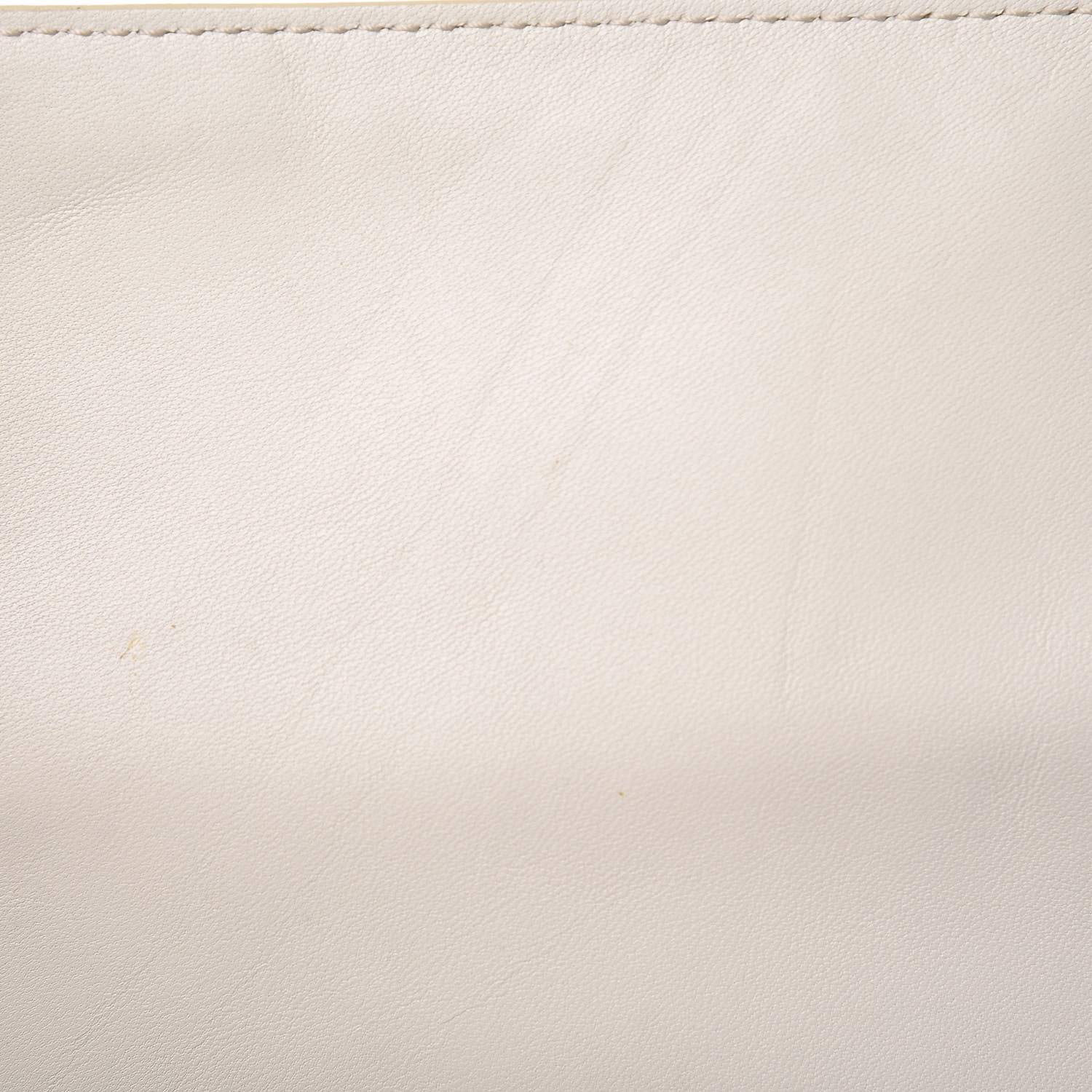 Celine Lambskin Vertical Bi-Cabas White Sun Yellow 8 of 14