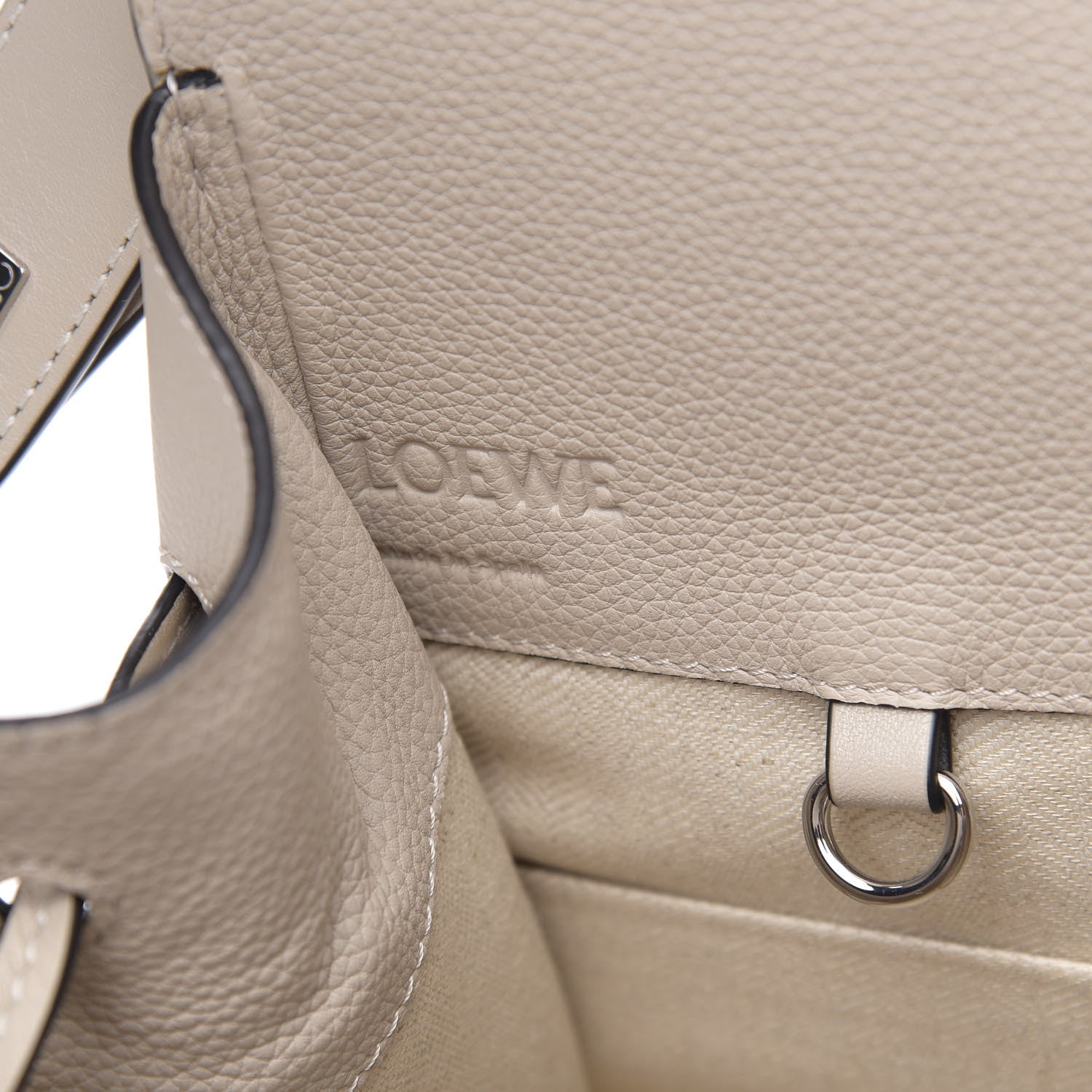 Loewe Calfskin Medium Hammock Shoulder Bag Soft White 6 of 11