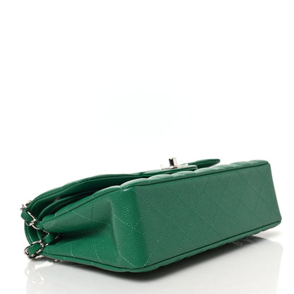 Chanel Caviar Quilted Small Double Flap Green 4 of 9
