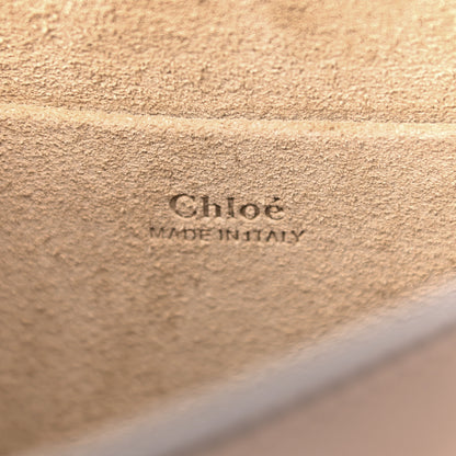 Chloe Calfskin Suede Medium Nile Bracelet Bag Motty Grey 6 of 9