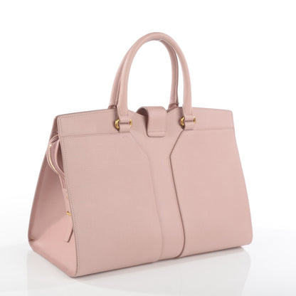 Saint Laurent Textured Leather Medium Cabas ChYc Light Pink 3 of 7