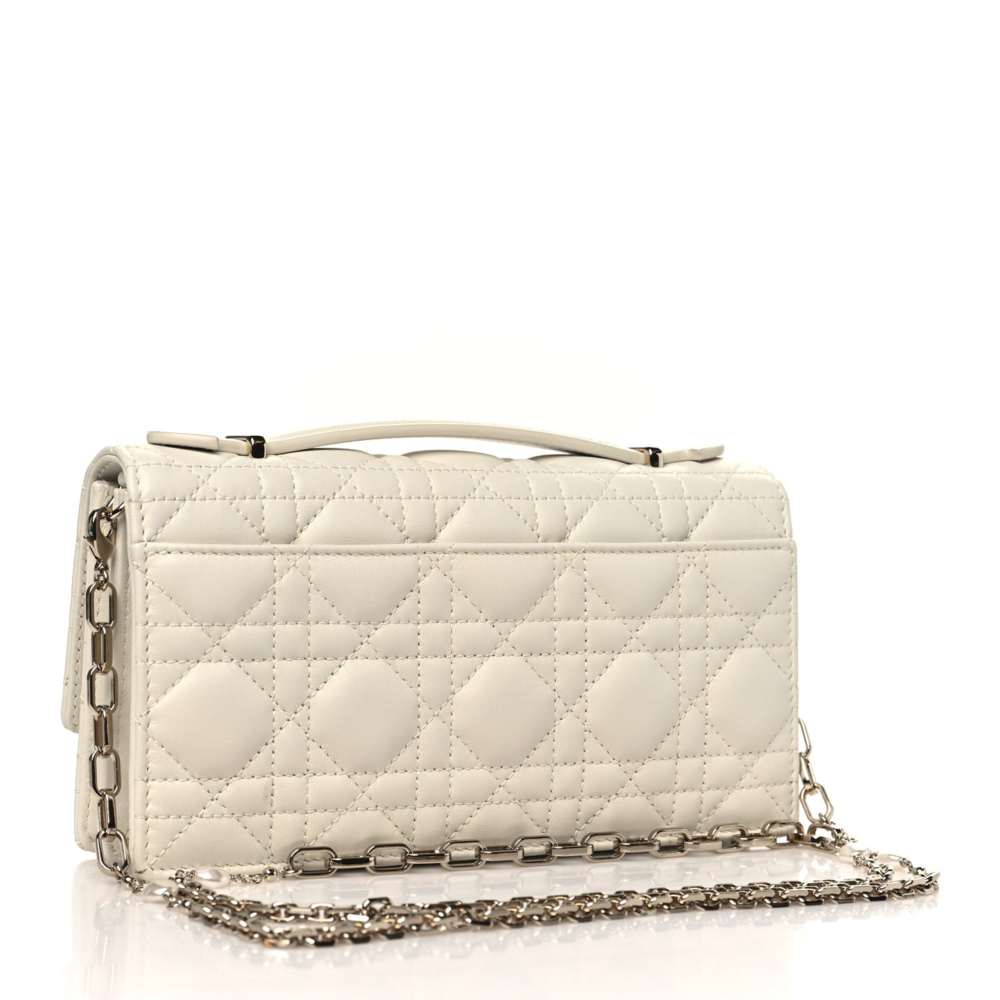 Lambskin Cannage Mini My Dior Bag Latte