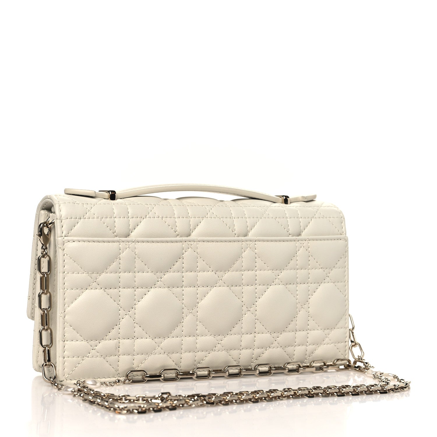 Christian Dior Lambskin Cannage Mini My Dior Bag Latte 3 of 9