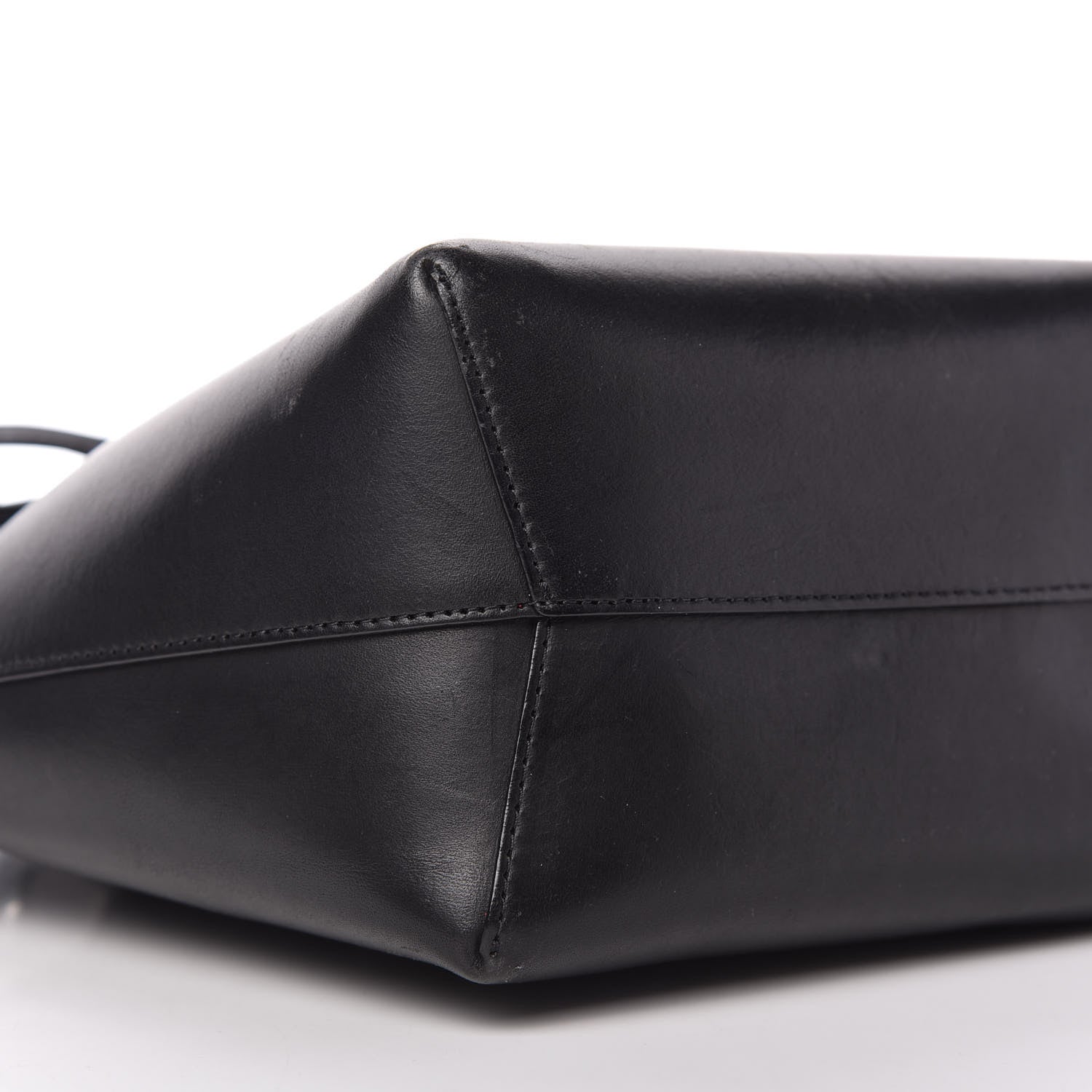 Mansur Gavriel Calfskin Mini Bucket Bag Black Flamma 6 of 8