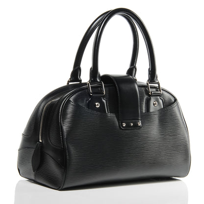 Louis Vuitton Epi Bowling Montaigne GM Black 3 of 8