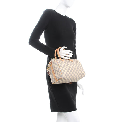 Louis Vuitton Damier Azur Speedy Bandouliere 25 3 of 11