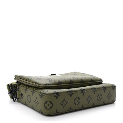 Louis Vuitton Monogram Trio Messenger Khaki Vermillion 4 of 8