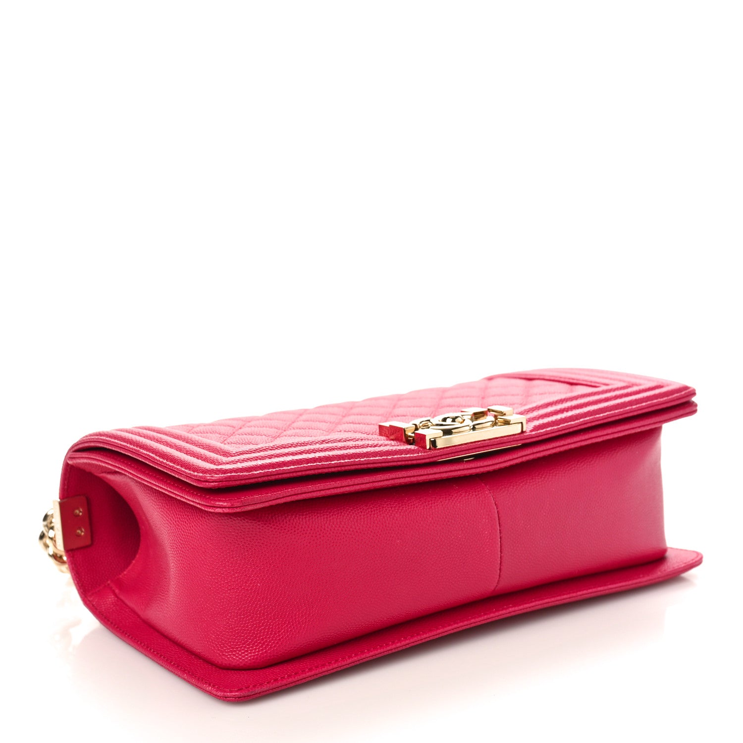 Chanel Caviar Quilted Medium Boy Flap Fuchsia 4 of 10