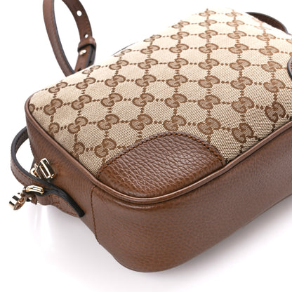 Gucci Monogram Mini Bree Messenger Bag Beige Tabacco 10 of 11