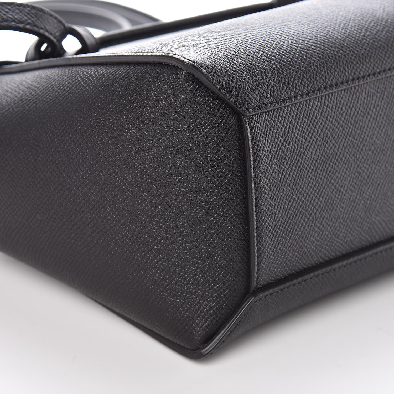 Celine Grained Calfskin Nano Belt Bag Black 9 of 10