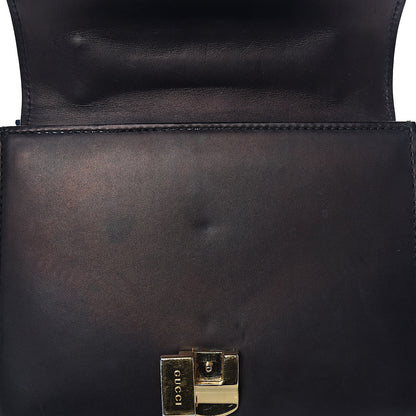 Gucci Calfskin Mini Sylvie Chain Shoulder Bag Black 17 of 26