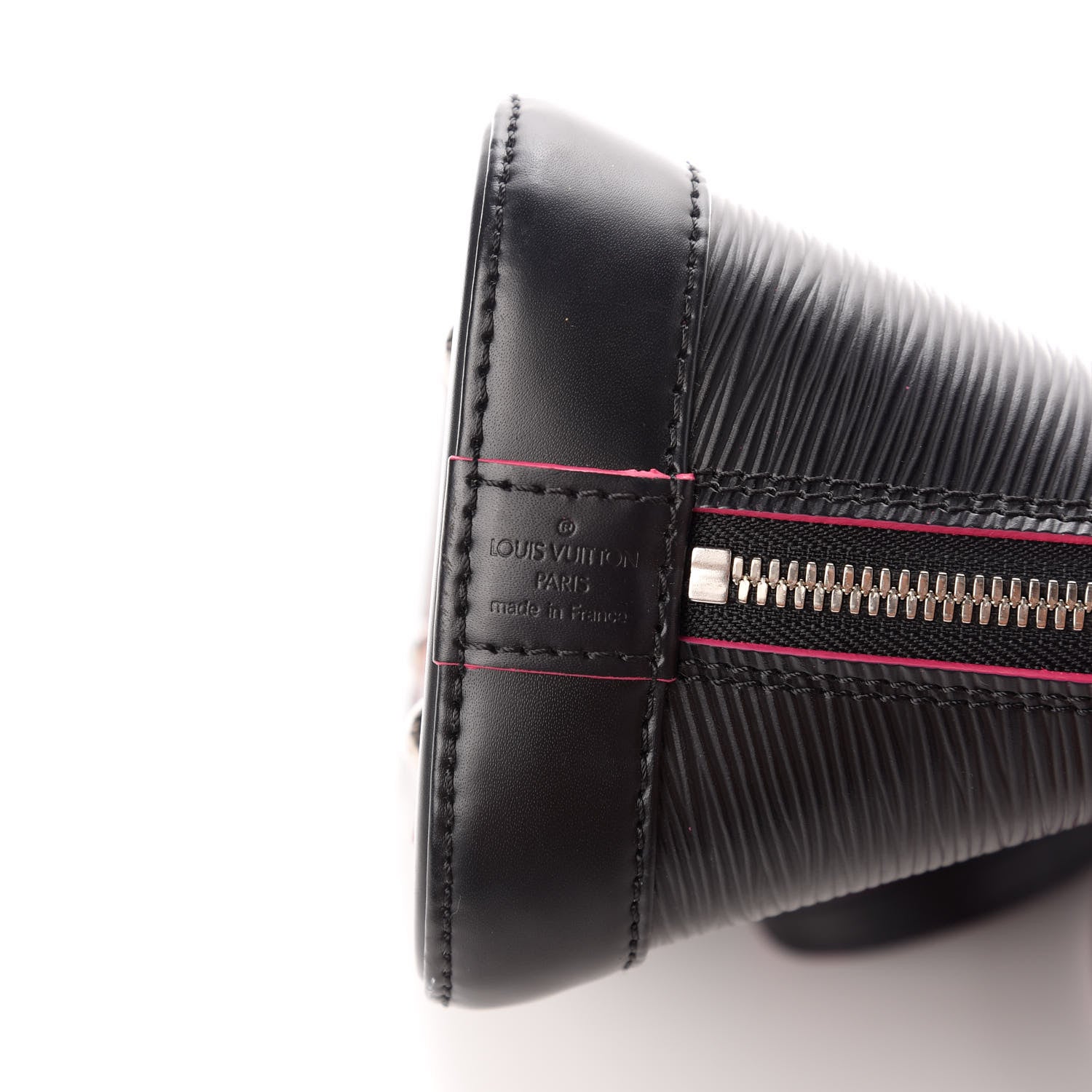 Louis Vuitton Epi Alma BB Black Hot Pink 9 of 9