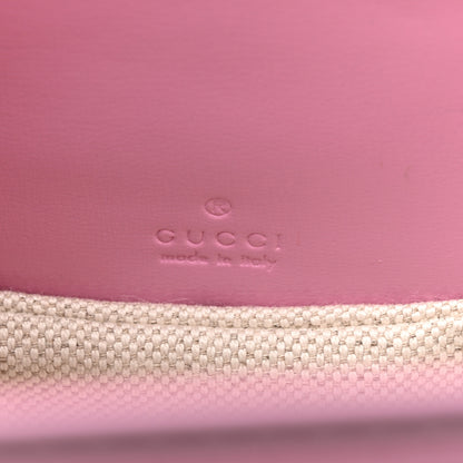 Gucci Boarded Dyana Lux Calfskin Web Mini Bamboo 1947 Top Handle Bag Nice Pink 6 of 10