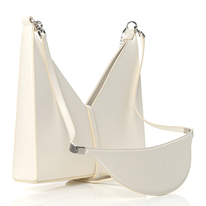 Givenchy Box Calfskin Small Cut Out Shoulder Bag Ivory 3 of 11