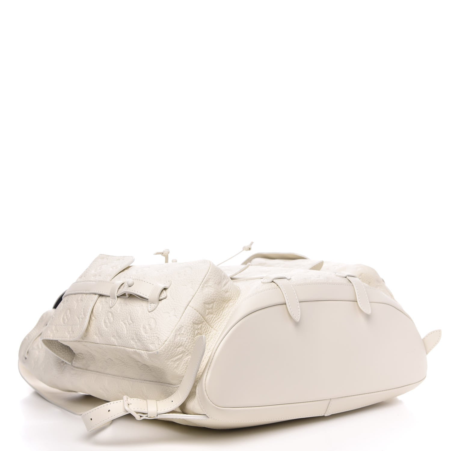 Louis Vuitton Taurillon Monogram Christopher GM Backpack White 3 of 8