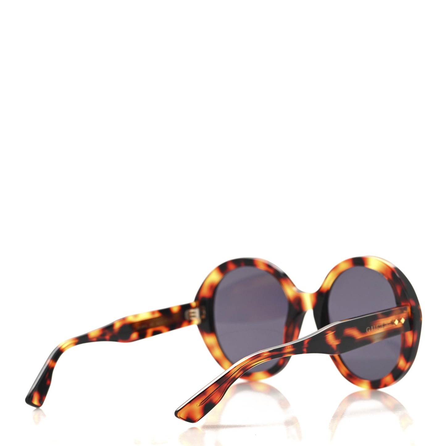 Acetate Round Sunglasses GG1081S Tortoise