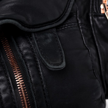 Alexander Wang Lambskin Mini Marti Backpack Washed Black Rose Gold Hardware 12 of 25