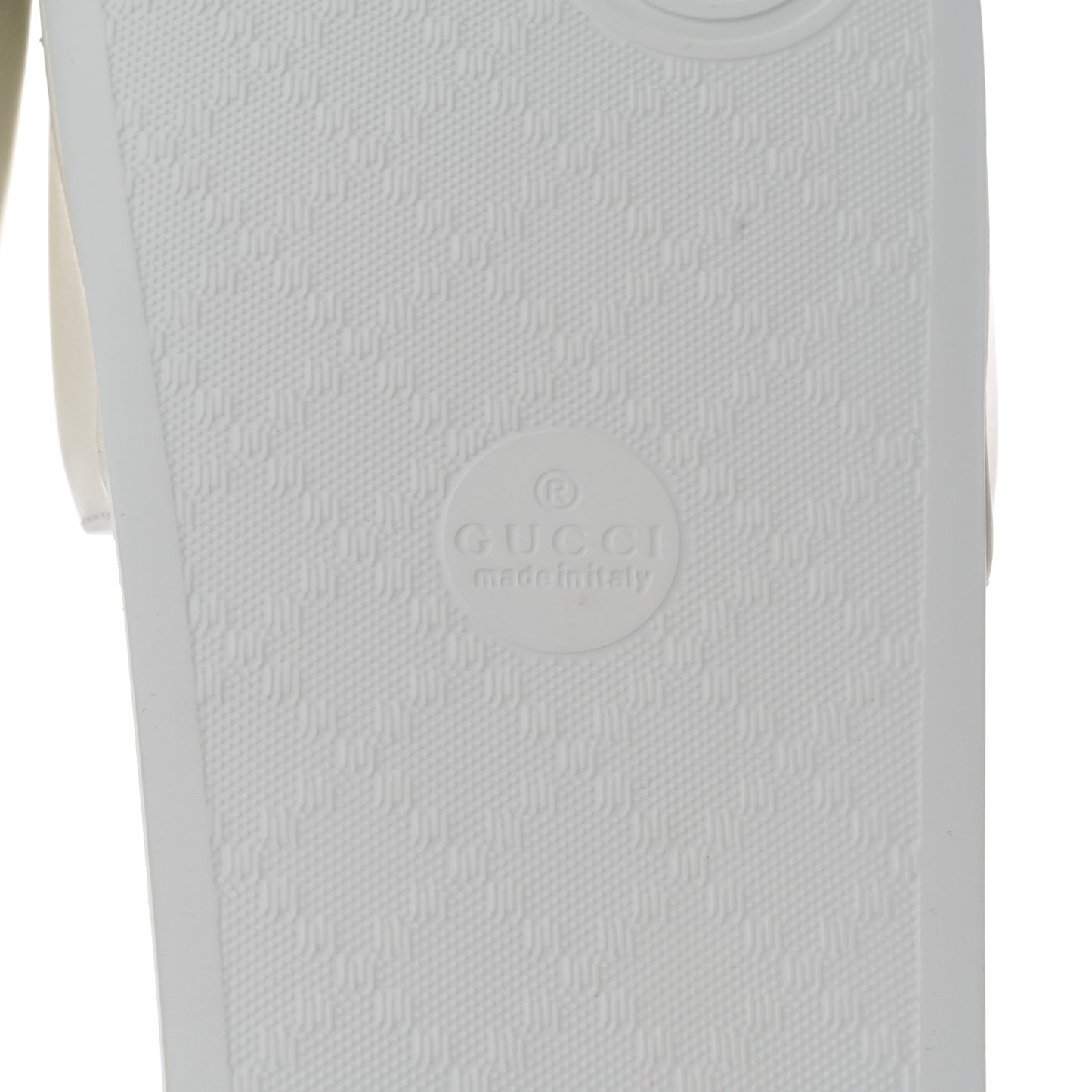 Nappa Miro Soft Calfskin Womens Interlocking G Slide Sandals 41 Great White Hibiscus Red