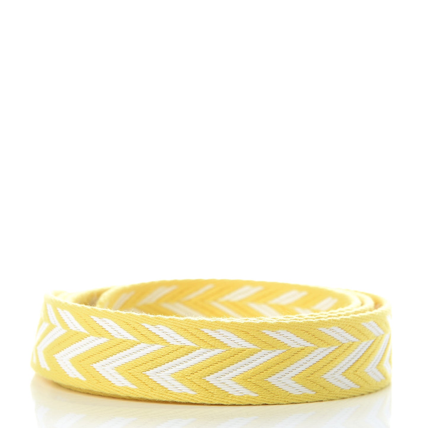 Toile Swift 25mm Sangle ZigZag Shoulder Strap Jaune de Naples White