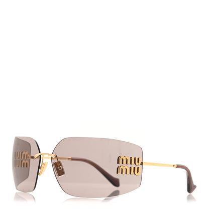 Miu Miu Metal Aube Sunglasses SMU54Y Mauve 1 of 8