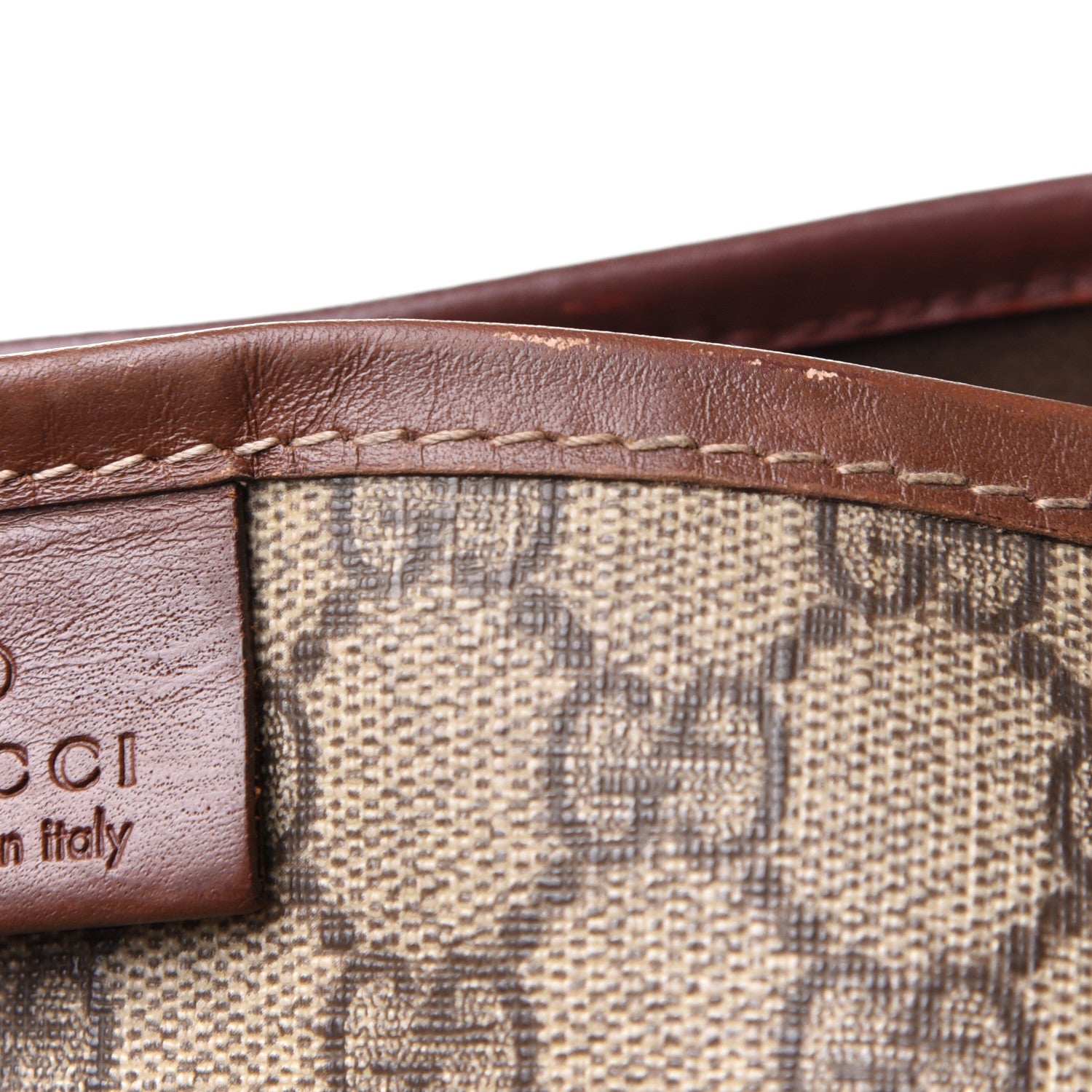 Gucci GG Plus Monogram Medium Signature Web Loop Tote Brown 13 of 15