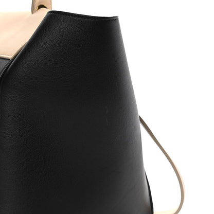 Celine Smooth Calfskin Small Bi-Color Belt Bag Black Cream 14 of 17