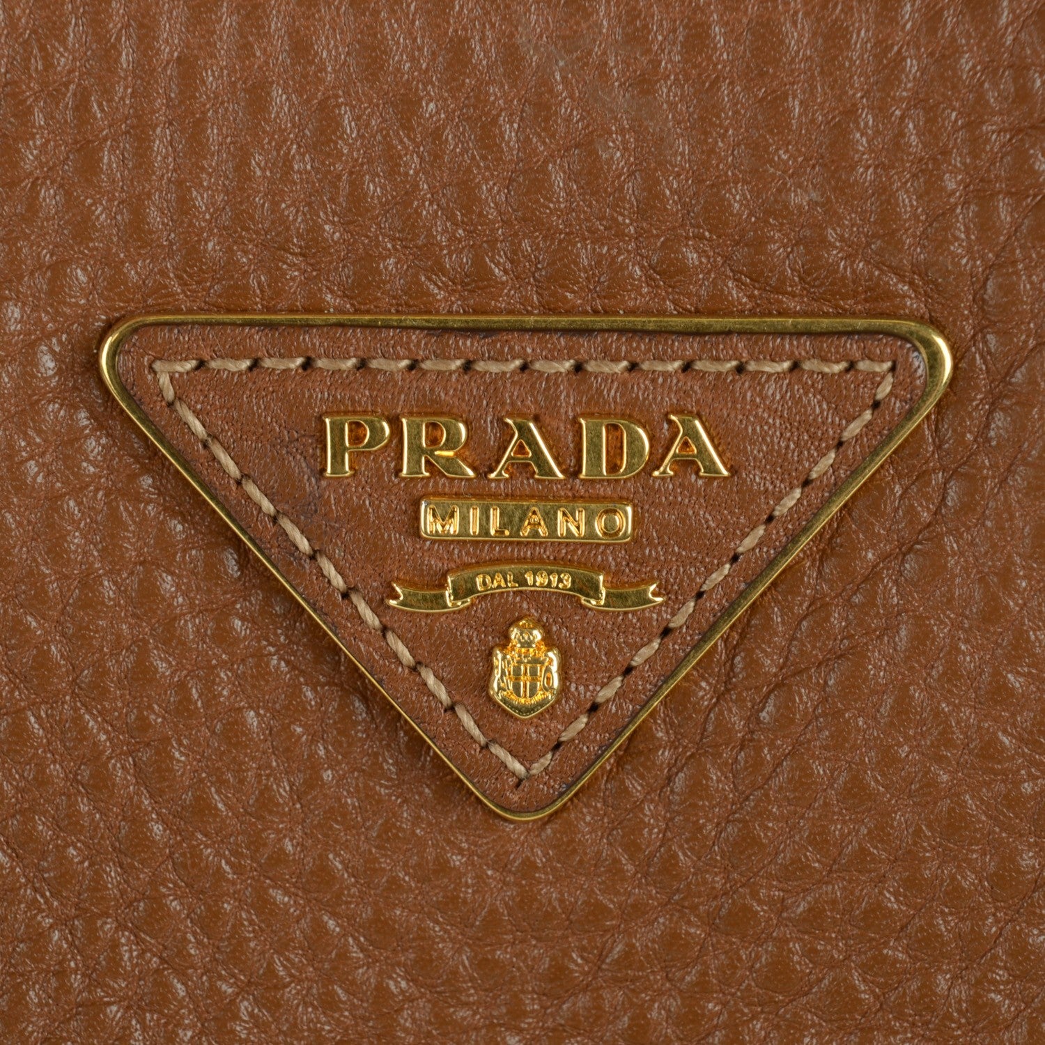 Prada Vitello Daino Tote Caramel 8 of 11