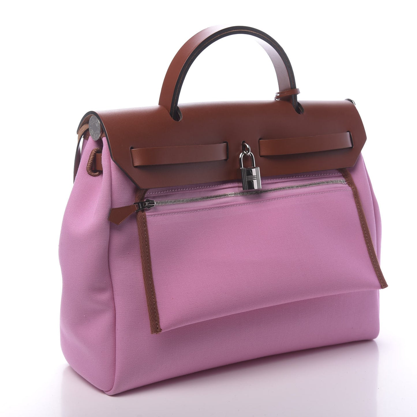 Toile Vache Calfskin Herbag 30 PM 5P Pink