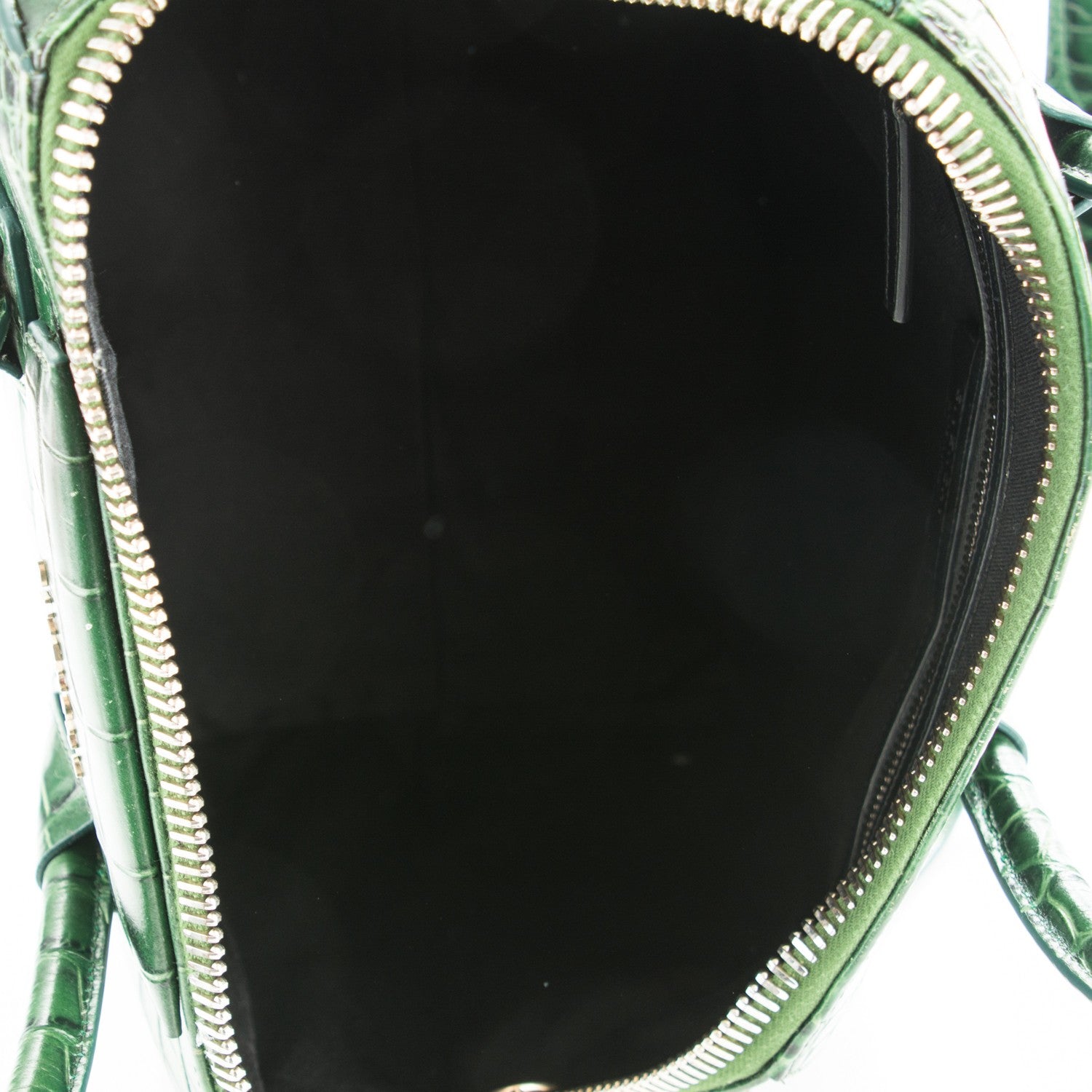 Givenchy Calfskin Crocodile Embossed Medium Antigona Emerald 5 of 7