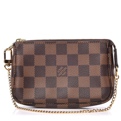 Louis Vuitton Damier Ebene Mini Pochette Accessories 1 of 8