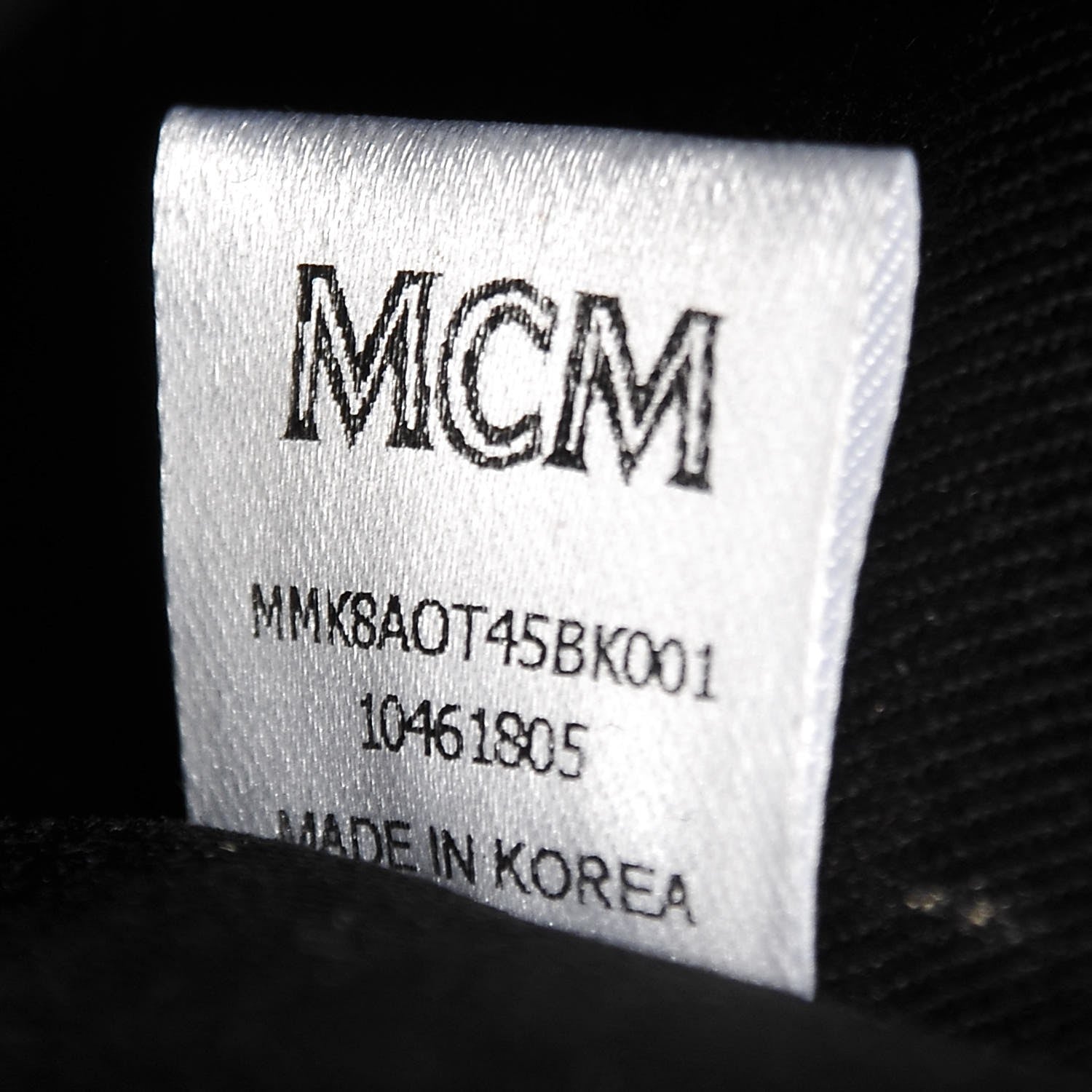 MCM Calfskin Ottomar Monogram Duke Backpack Black 11 of 11