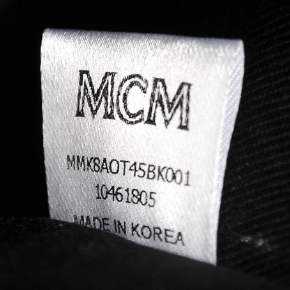MCM Calfskin Ottomar Monogram Duke Backpack Black 11 of 11