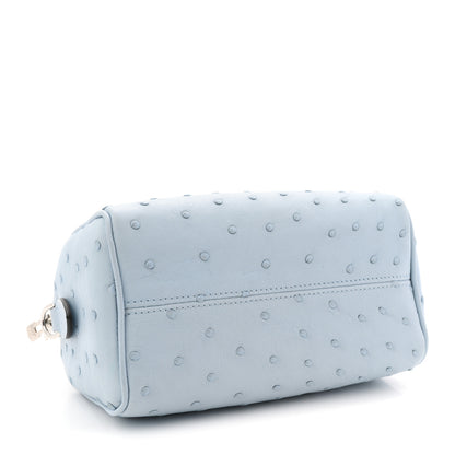 Louis Vuitton Ostrich Speedy 20 Light Blue 4 of 10