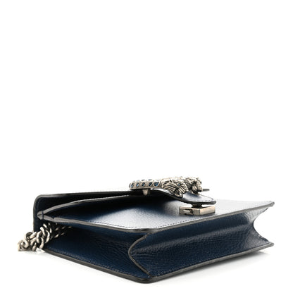 Gucci Dollar Calfskin Crystal Mini Dionysus Shoulder Bag Blue Agata Montana Sapphire 4 of 10
