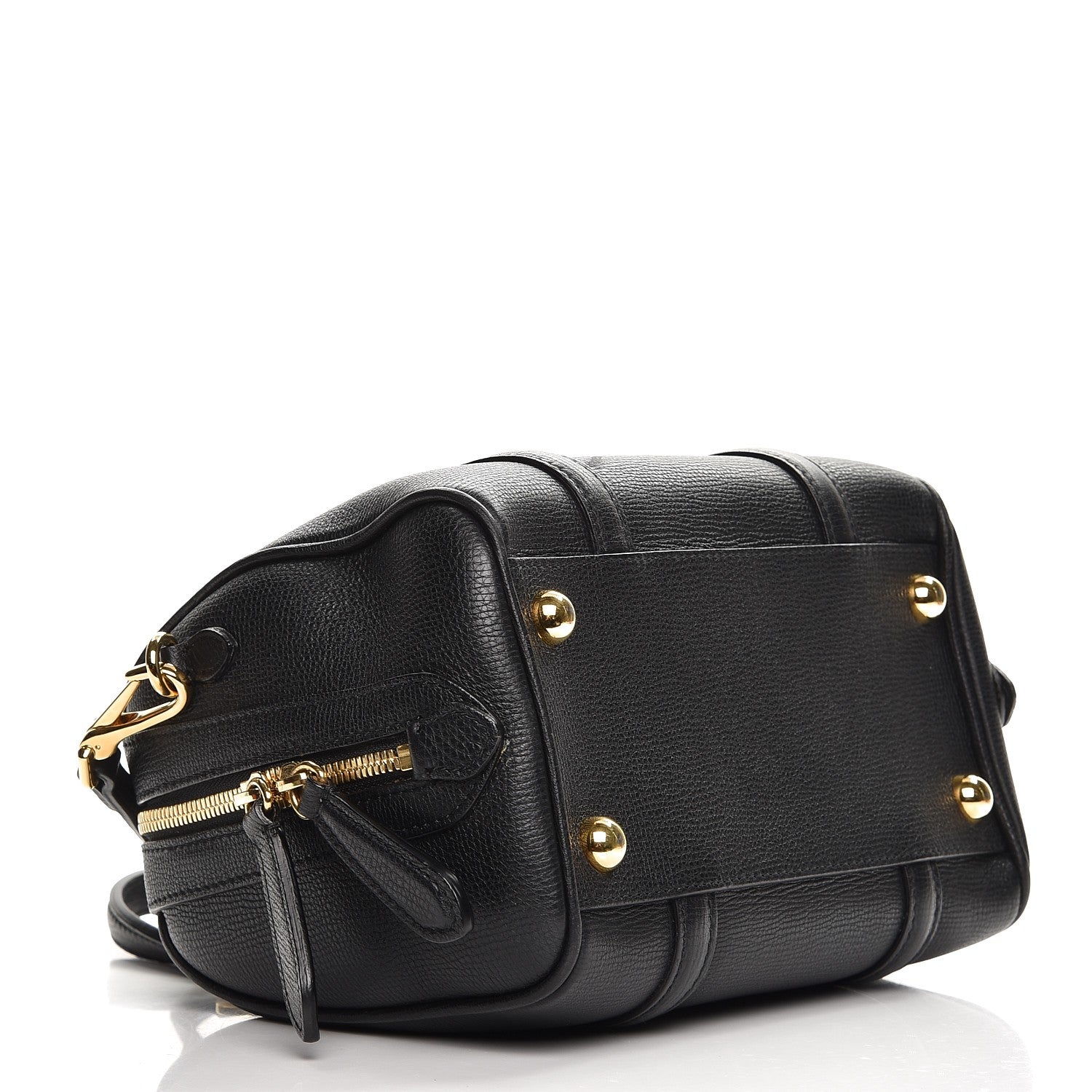 Burberry Derby Calfskin Small Alchester Bowling Bag Black 4 of 7