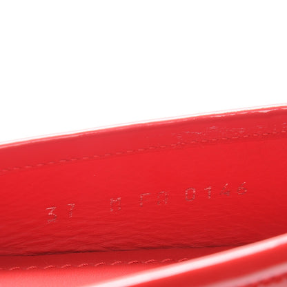 Louis Vuitton Patent Calfskin Parklane Flat Loafer 37 Rouge 8 of 8