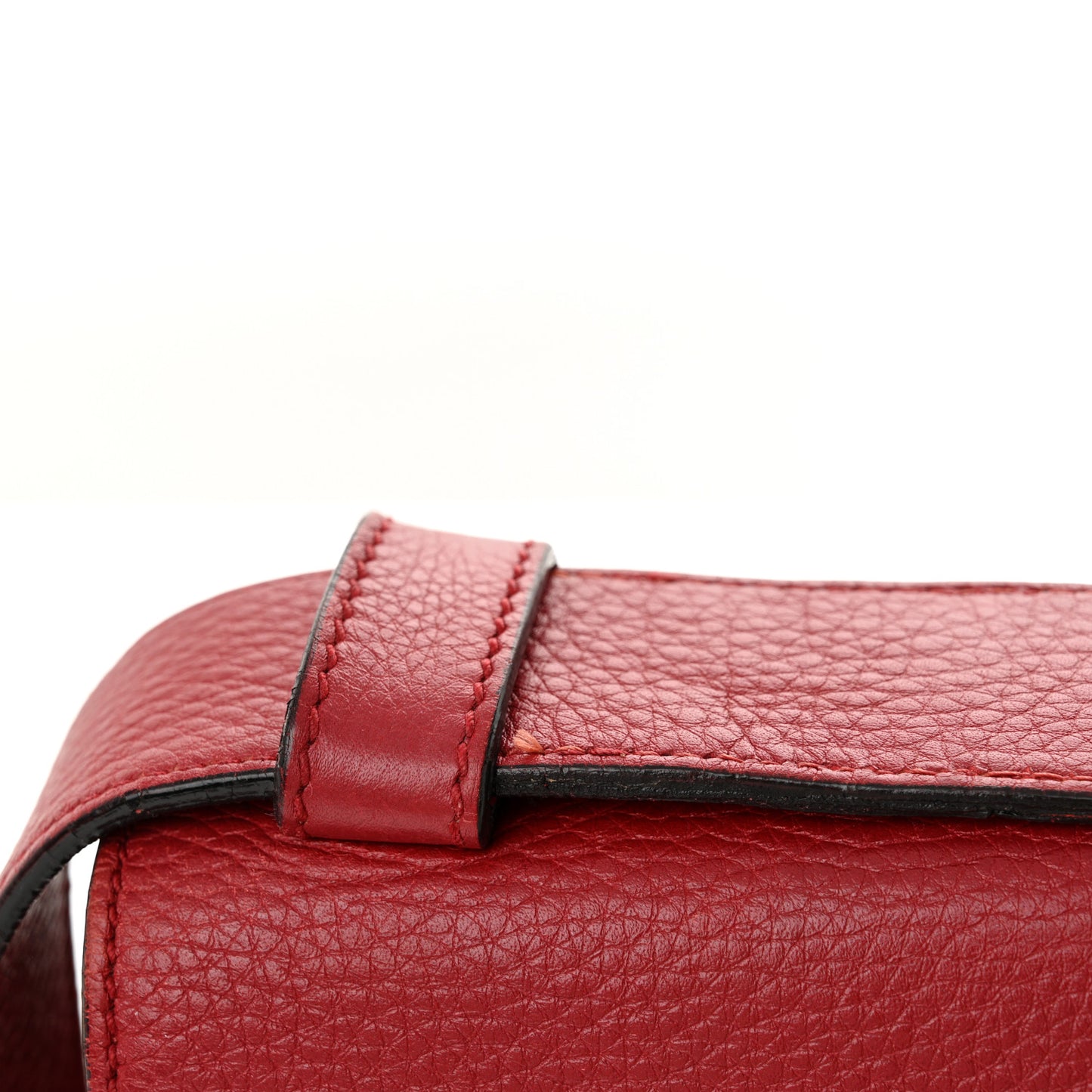 Cellarius Calfskin GG Marmont Shoulder Bag Vulcanic Red