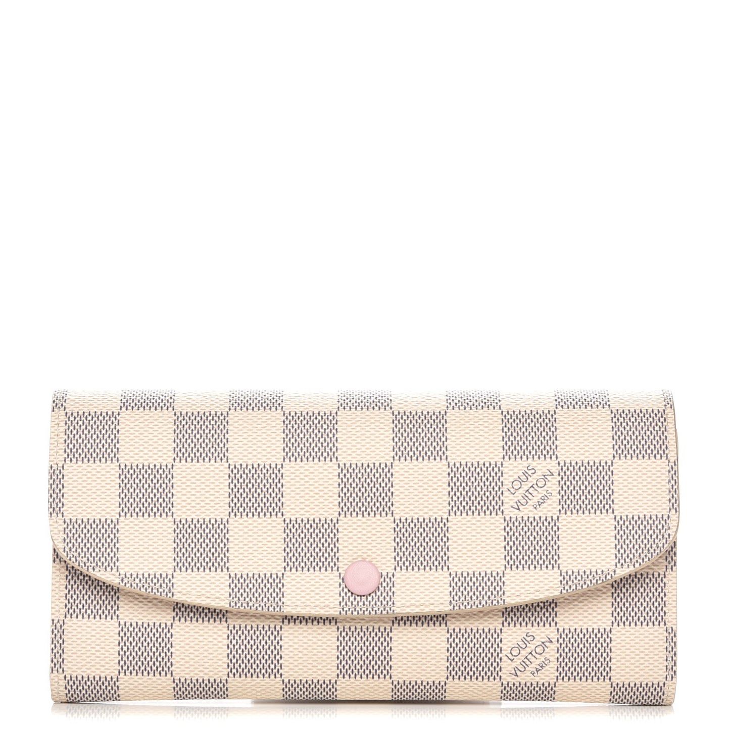Damier Azur Emilie Wallet Rose Ballerine