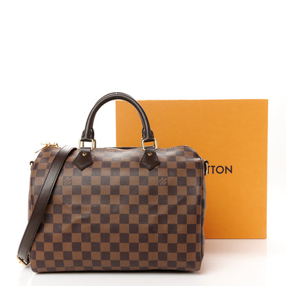 Louis Vuitton Damier Ebene Speedy Bandouliere 30 14 of 14