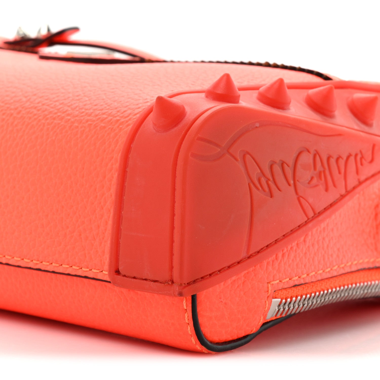 Christian Louboutin Empire Calfskin Gomme Spikes Loubitown Sunrise 9 of 19