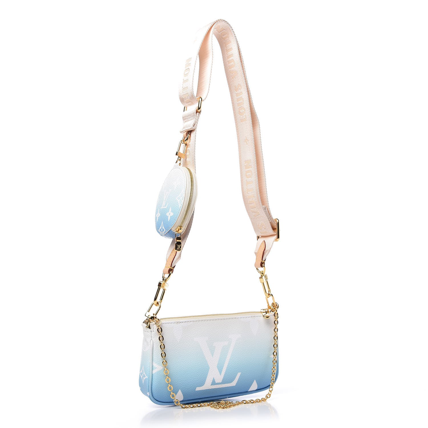Louis Vuitton Monogram Giant By The Pool Multi Pochette Accessories Blue 4 of 11