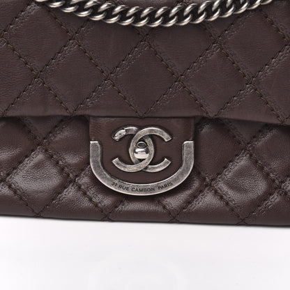 Chanel Calfskin Quilted Medium Coco Sporran Flap Brown 9 of 9