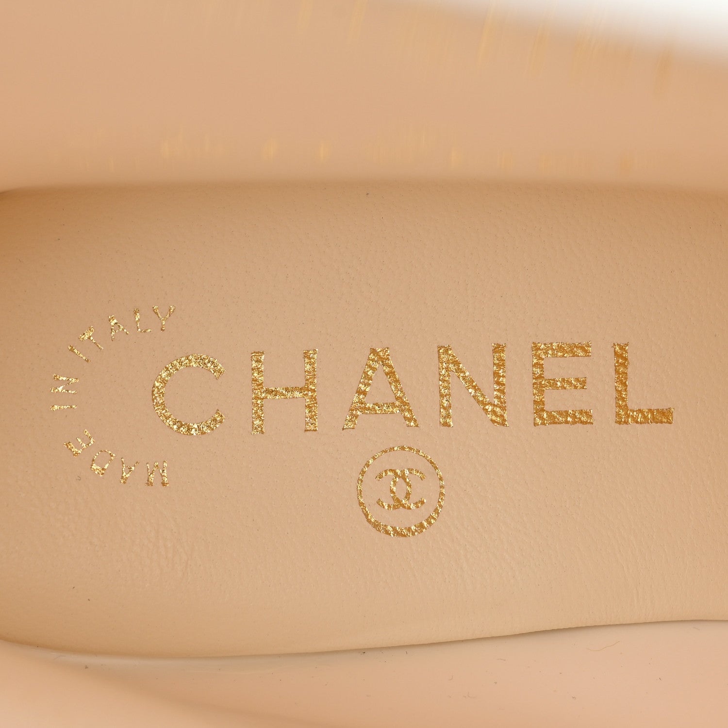 Chanel Rubber Rain Boots 39 Ivory Black 8 of 10