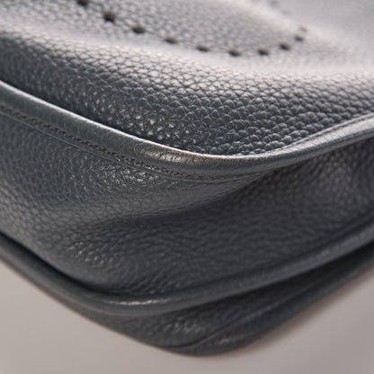 Hermes Taurillon Clemence Evelyne III PM Bleu Orage 14 of 18