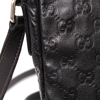 Gucci Guccissima Small Flap Messenger Bag Brown 14 of 21