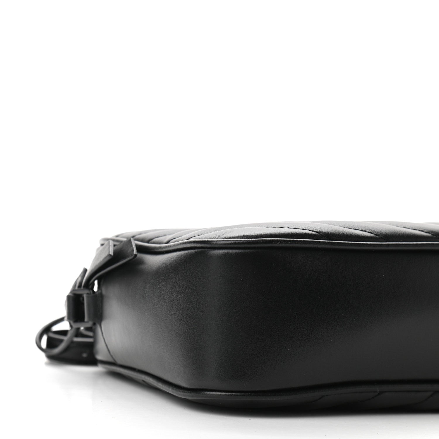 Saint Laurent Calfskin Matelasse Monogram Lou Camera Bag Black 8 of 9