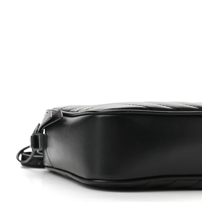 Saint Laurent Calfskin Matelasse Monogram Lou Camera Bag Black 8 of 9